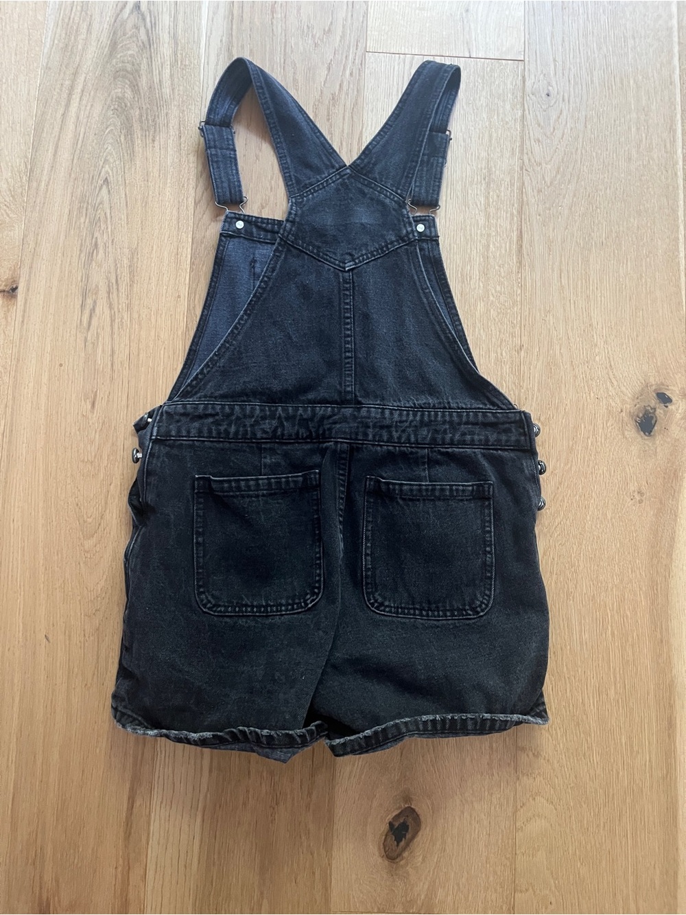 ASOS Black Denim Short Overalls for Kids